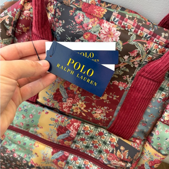 NWT Ralph Lauren Patchwork Backpack - Picture 3 of 8